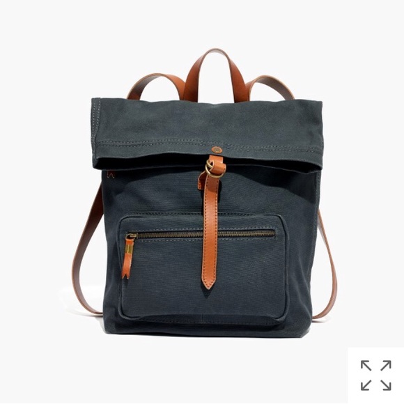 Madewell Handbags - Madewell canvas fold over backpack